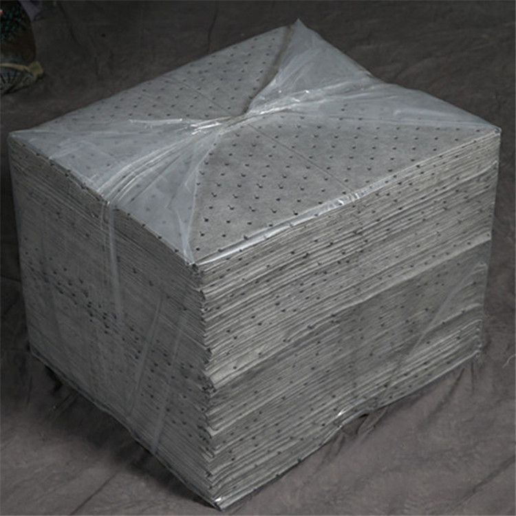 Guaranteed quality price response equipment universal sorbent pad for workshop spill leakage