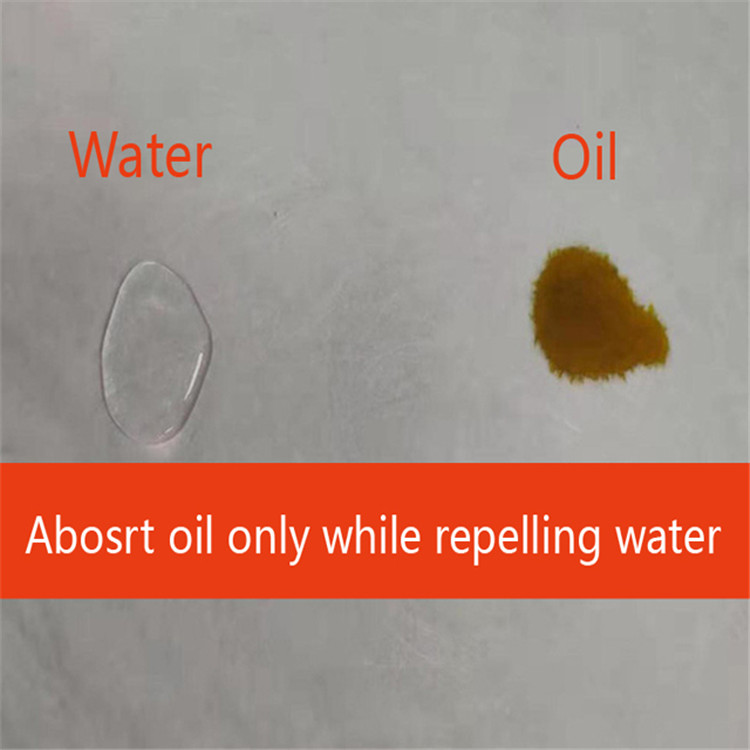 free sample long effective oil sorbent felt for Oil spill from municipal water treatment plant