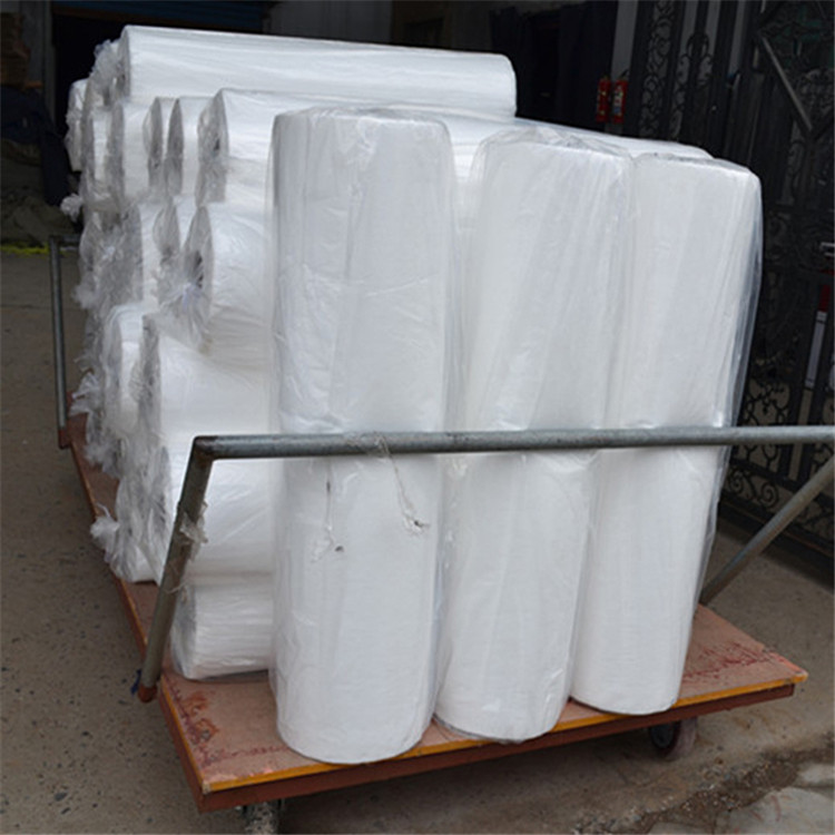 Ultra Thin cotton oil absorbing roll for Oil spill from food processing plant